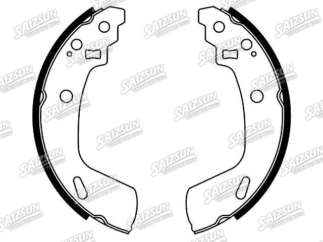 刹车蹄片 Brake Shoe Set:53200-68L01