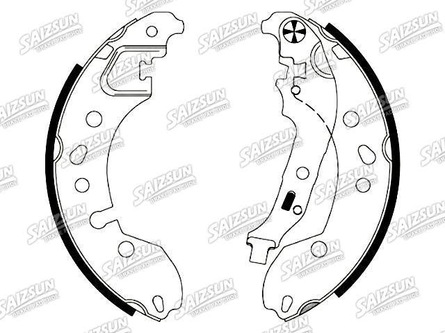 刹车蹄片 Brake Shoe Set:44060-1843R