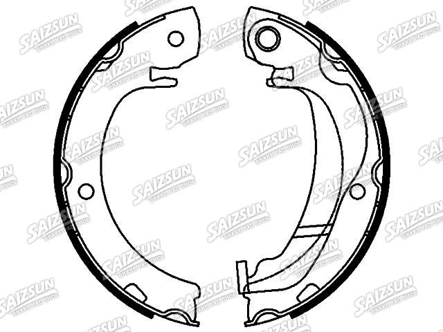 刹车蹄片 Brake Shoe Set:04495-0F010