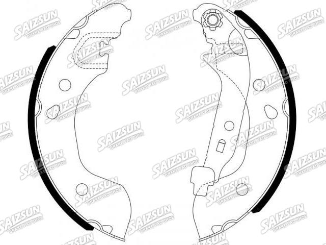刹车蹄片 Brake Shoe Set:D4060-3HA0B