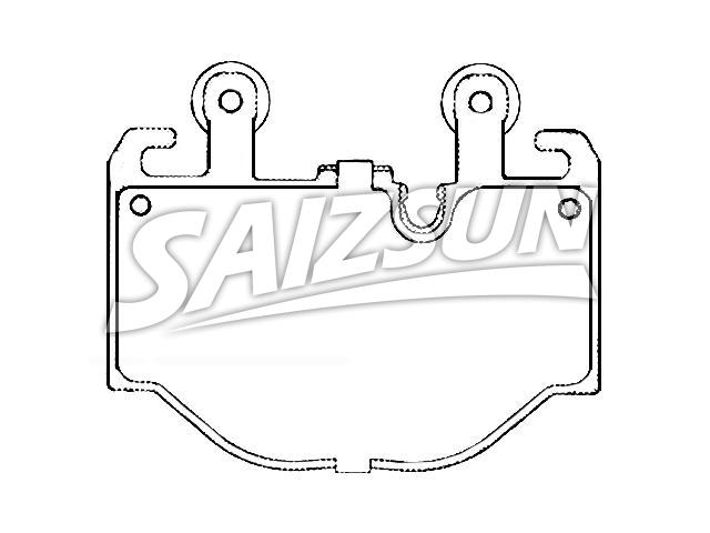 刹车片 Brake Pad Set:34 11 6 880 625