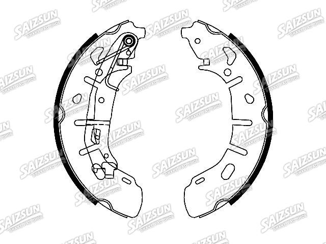 刹车蹄片 Brake Shoe Set:51928531