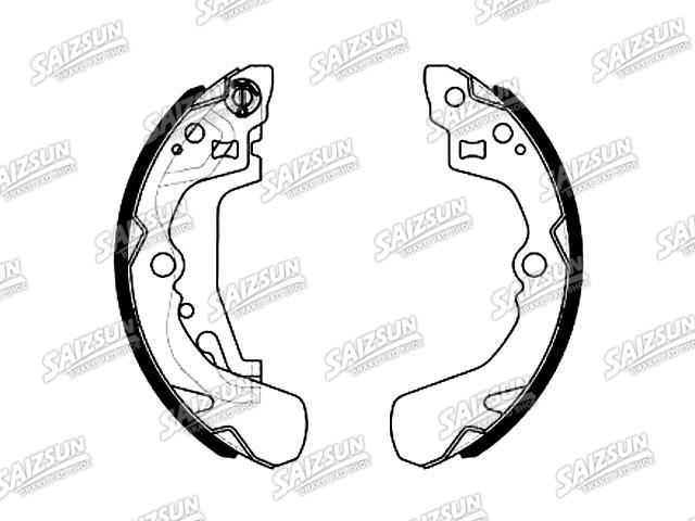 刹车蹄片 Brake Shoe Set:53241-75J00