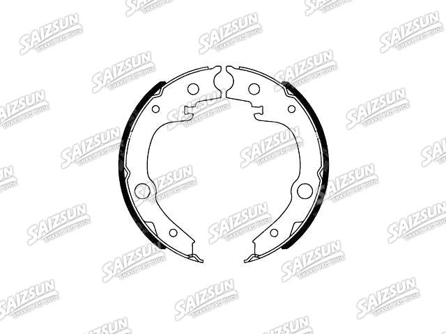 刹车蹄片 Brake Shoe Set:A21-3502210