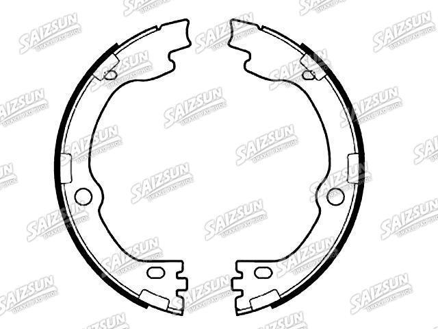 刹车蹄片 Brake Shoe Set:58305-C5A00