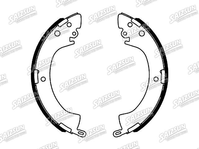 刹车蹄片 Brake Shoe Set:CNS064030