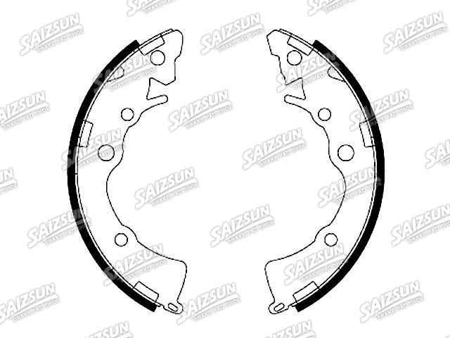 刹车蹄片 Brake Shoe Set:58350-1YA00