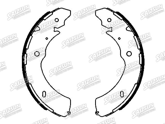 刹车蹄片 Brake Shoe Set:5-87832-257-0