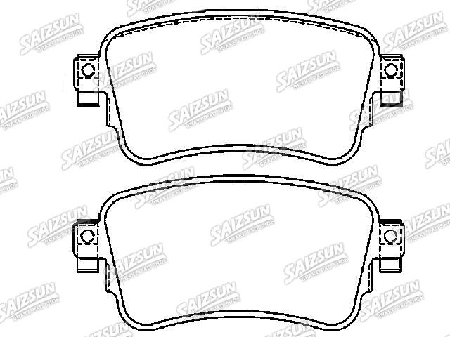刹车片 Brake Pad Set:16 179 368 80