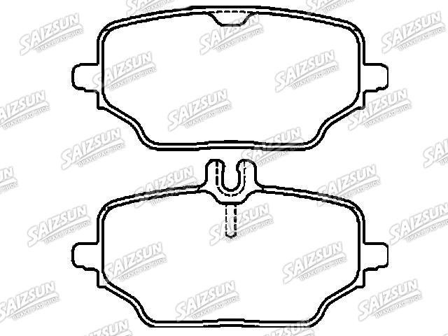 刹车片 Brake Pad Set:000 420 42 02