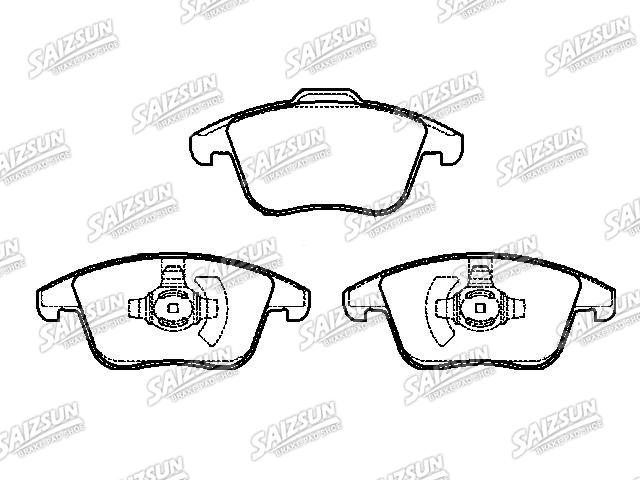 刹车片 Brake Pad Set:2 110 592
