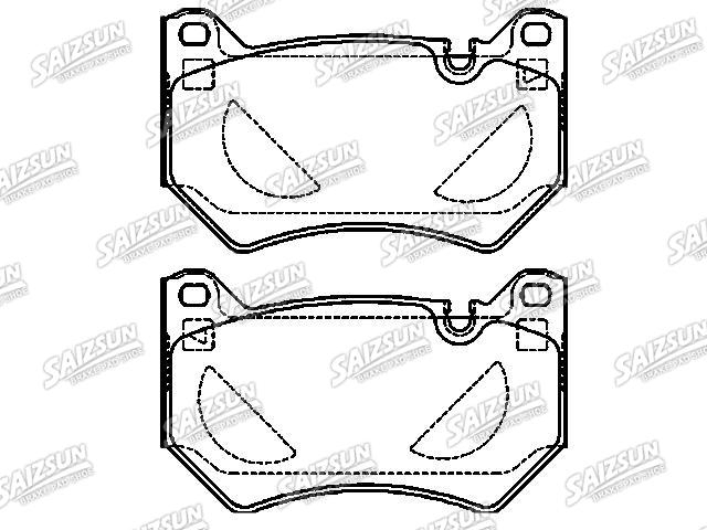 刹车片 Brake Pad Set:80A 698 151 C