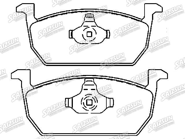 刹车片 Brake Pad Set:2Q0 698 151 G