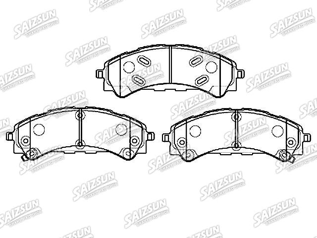 刹车片 Brake Pad Set:KB3Z-2001-A