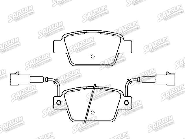 刹车片 Brake Pad Set:7 736 580 9