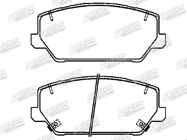 刹车片 Brake Pad Set:58101-G8A30