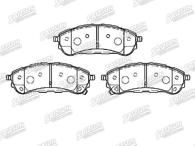 刹车片 Brake Pad Set:JB3Z-2200-D