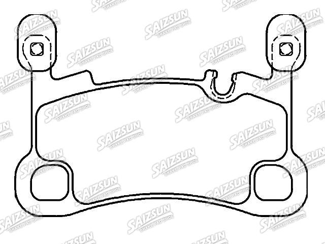 刹车片 Brake Pad Set:9Y0 698 451 P