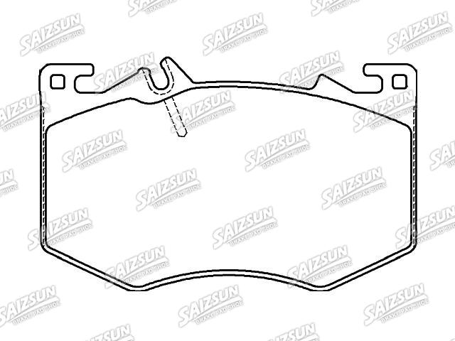 刹车片 Brake Pad Set:000 420 97 02