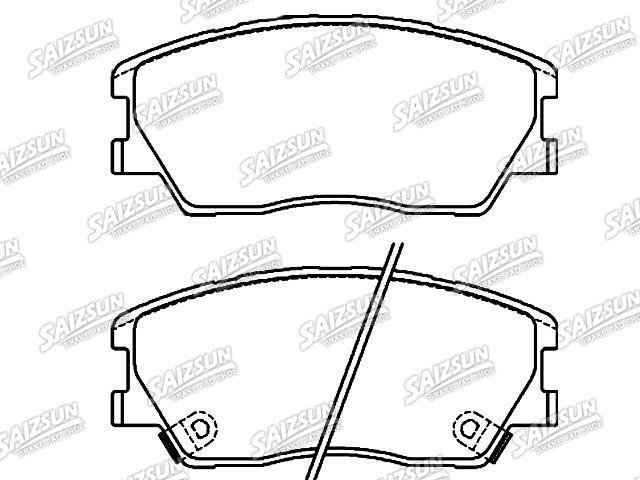 刹车片 Brake Pad Set:58101-K0A10
