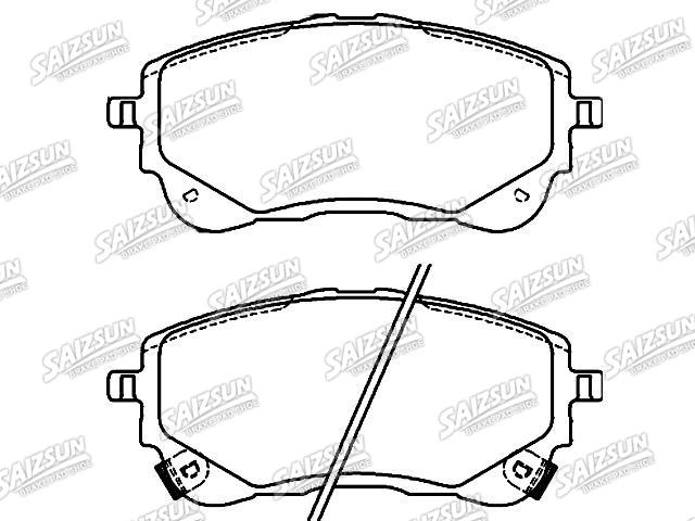 刹车片 Brake Pad Set:04465-02470