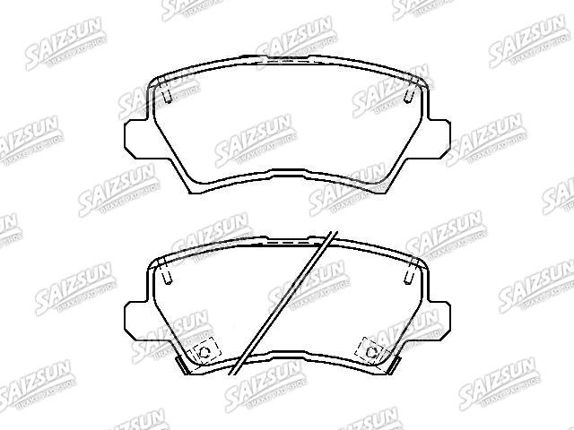 刹车片 Brake Pad Set:58302-G6A01