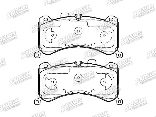 刹车片 Brake Pad Set:4KE 698 151 E
