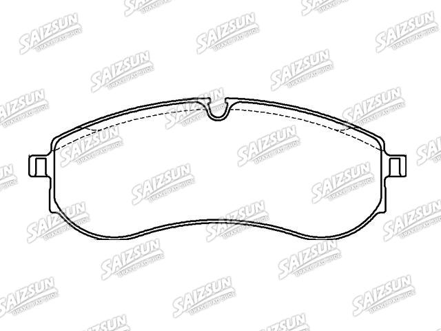 刹车片 Brake Pad Set:655 08 206 007