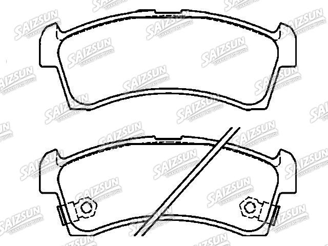 刹车片 Brake Pad Set:1A24-33-23Z