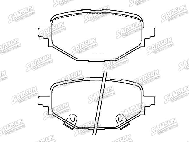 刹车片 Brake Pad Set:VAY02643Z