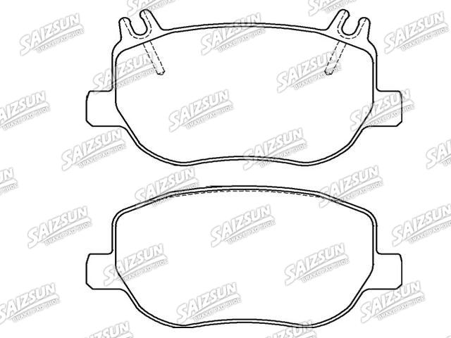 刹车片 Brake Pad Set:A0004200406