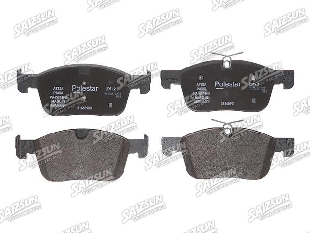 刹车片 Brake Pad Set:31687742