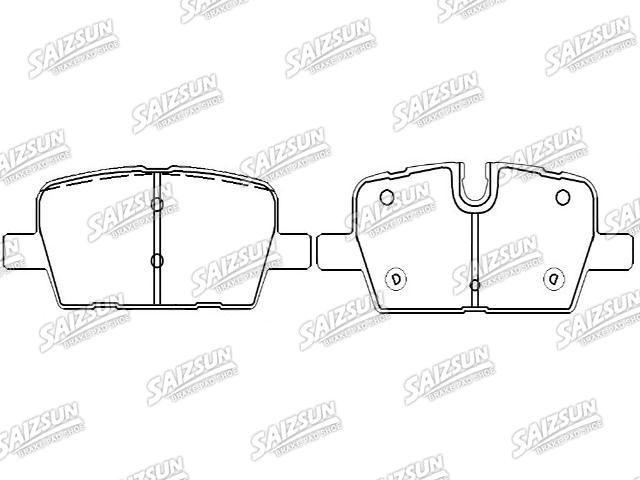 刹车片 Brake Pad Set:26445684