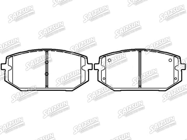 刹车片 Brake Pad Set:58101R2A10