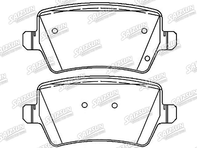 刹车片 Brake Pad Set:ENS12D250AA