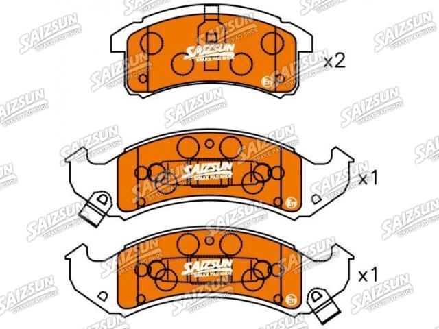刹车片 Brake Pad Set:12510001