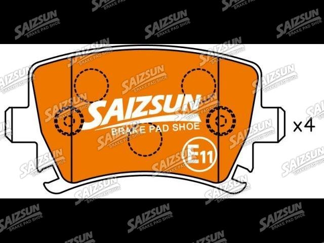 刹车片 Brake Pad Set:1K0 698 451
