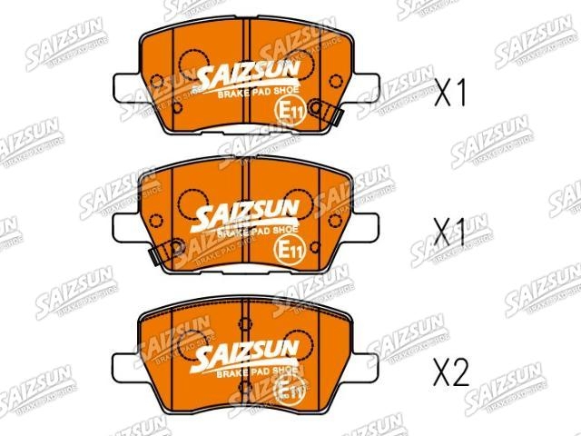 刹车片 Brake Pad Set:13435686