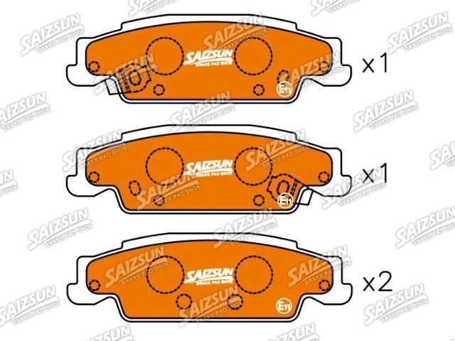刹车片 Brake Pad Set:89060372
