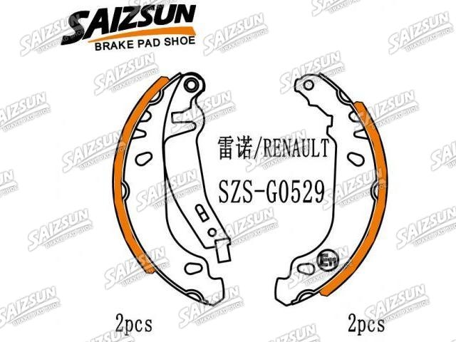 刹车蹄片 Brake Shoe Set:77 01 202 661