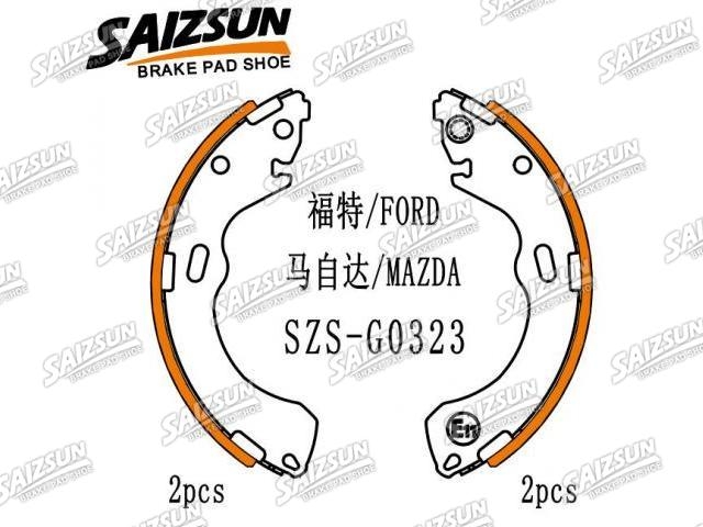 刹车蹄片 Brake Shoe Set:ECY1-26-38ZC