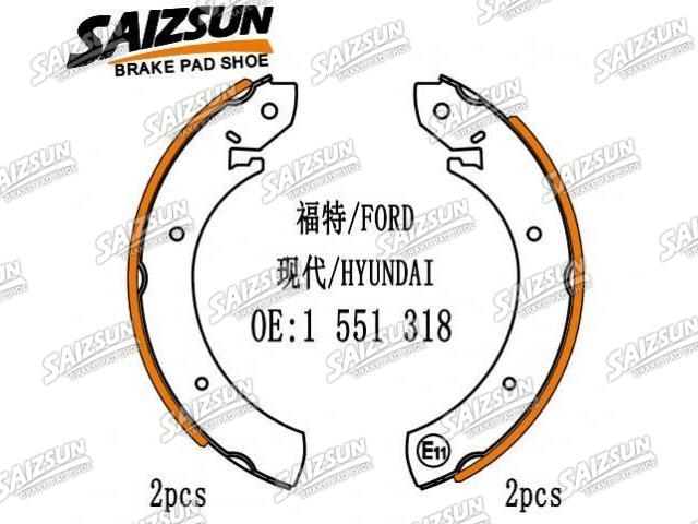 刹车蹄片 Brake Shoe Set:1 551 318