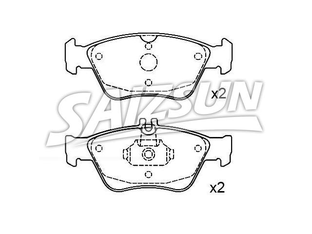 刹车片 Brake Pad Set:002 420 96 20