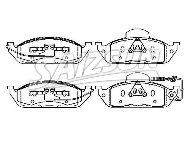 刹车片 Brake Pad Set:163 420 12 20
