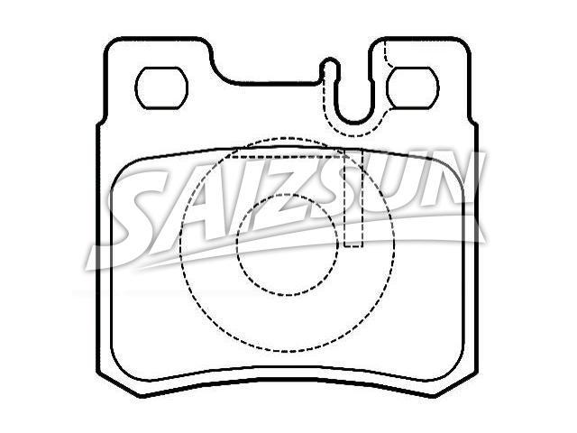 刹车片 Brake Pad Set:001 420 02 20