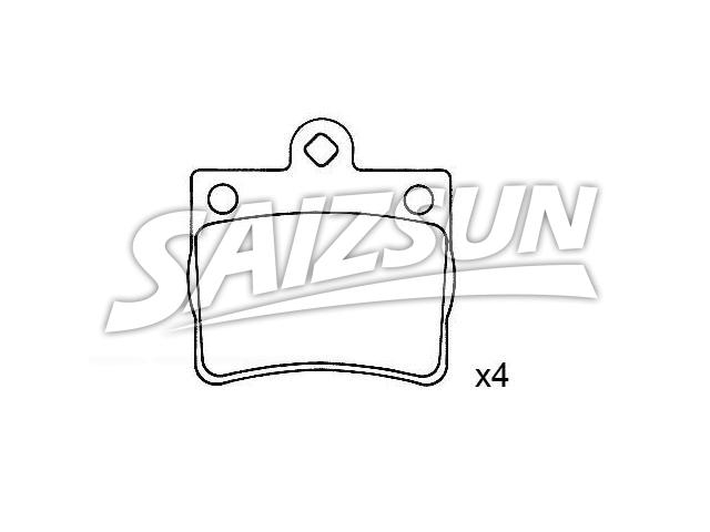 刹车片 Brake Pad Set:002 420 51 20