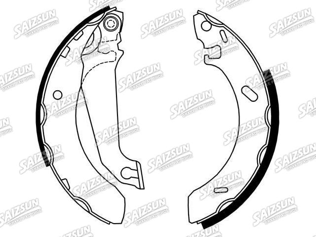 刹车蹄片 Brake Shoe Set:5 027 752