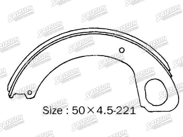 刹车蹄片 Brake Shoe Set:ME625031
