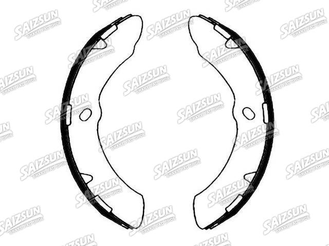 刹车蹄片 Brake Shoe Set:MB162160
