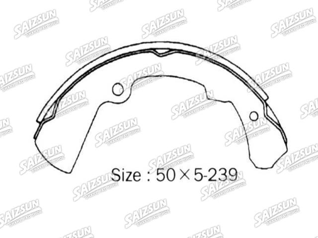 刹车蹄片 Brake Shoe Set:NR2021